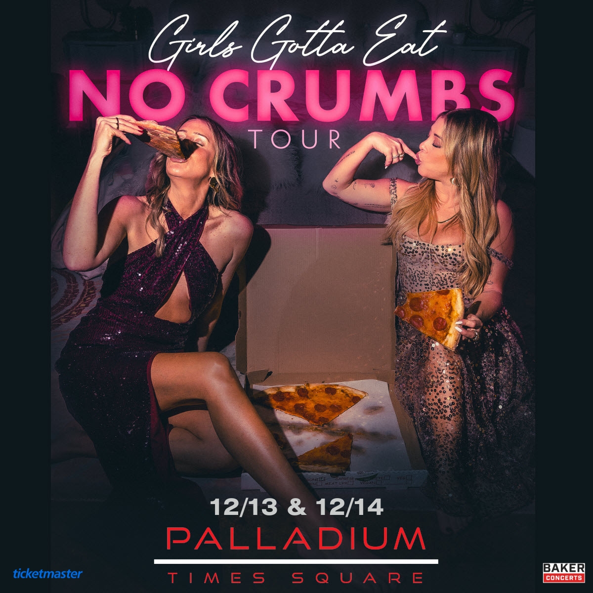 2nd SHOW ADDED!

Girls Gotta Eat: No Crumbs Tour is coming to Palladium Times Square on December 13th!

On sale today at 10AM.

Get your tickets at ticketmaster.com/event/0000607C…

#GirlsGottaEat