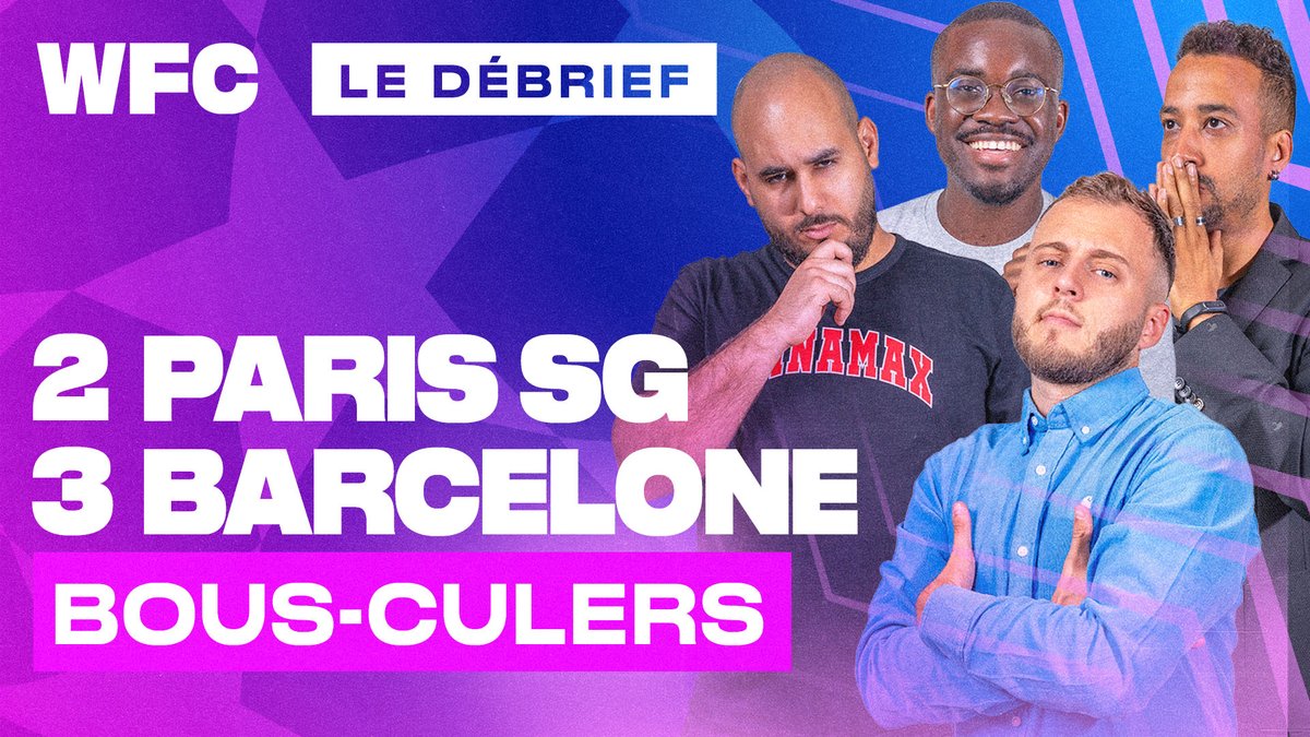 👊 Paris SG : à Barcelone, gagner tu devras ! 🚨 LIVE ▶ youtube.com/live/HlThLc-UU… 🗣️ @EltoMok / @TBonnavent / @walidacherchour / @tidianymbo