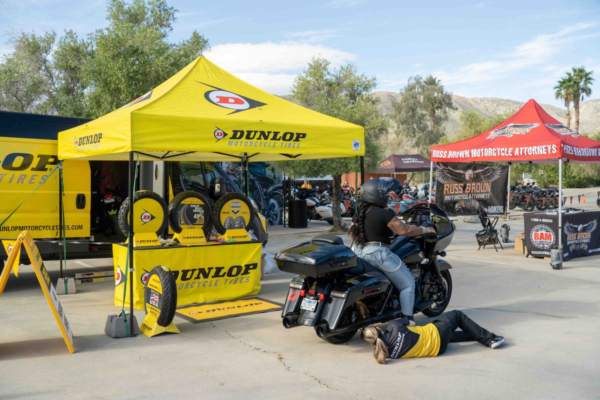 Always a great time at @babesrideout Babes in Borrego! Thank you to everyone who stopped by! 📸 @gabedilla #RideDunlop #BabesRideOut #BabesInBorrego