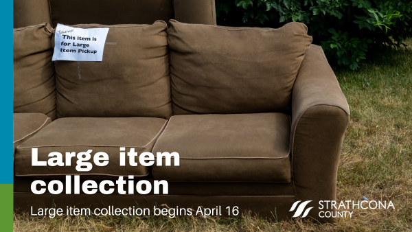 Large item pickup in #strathco starts next week! Be sure to label any outdoor items you want us to collect. Find your collection day on our website ow.ly/3PqF50NCypT #shpk