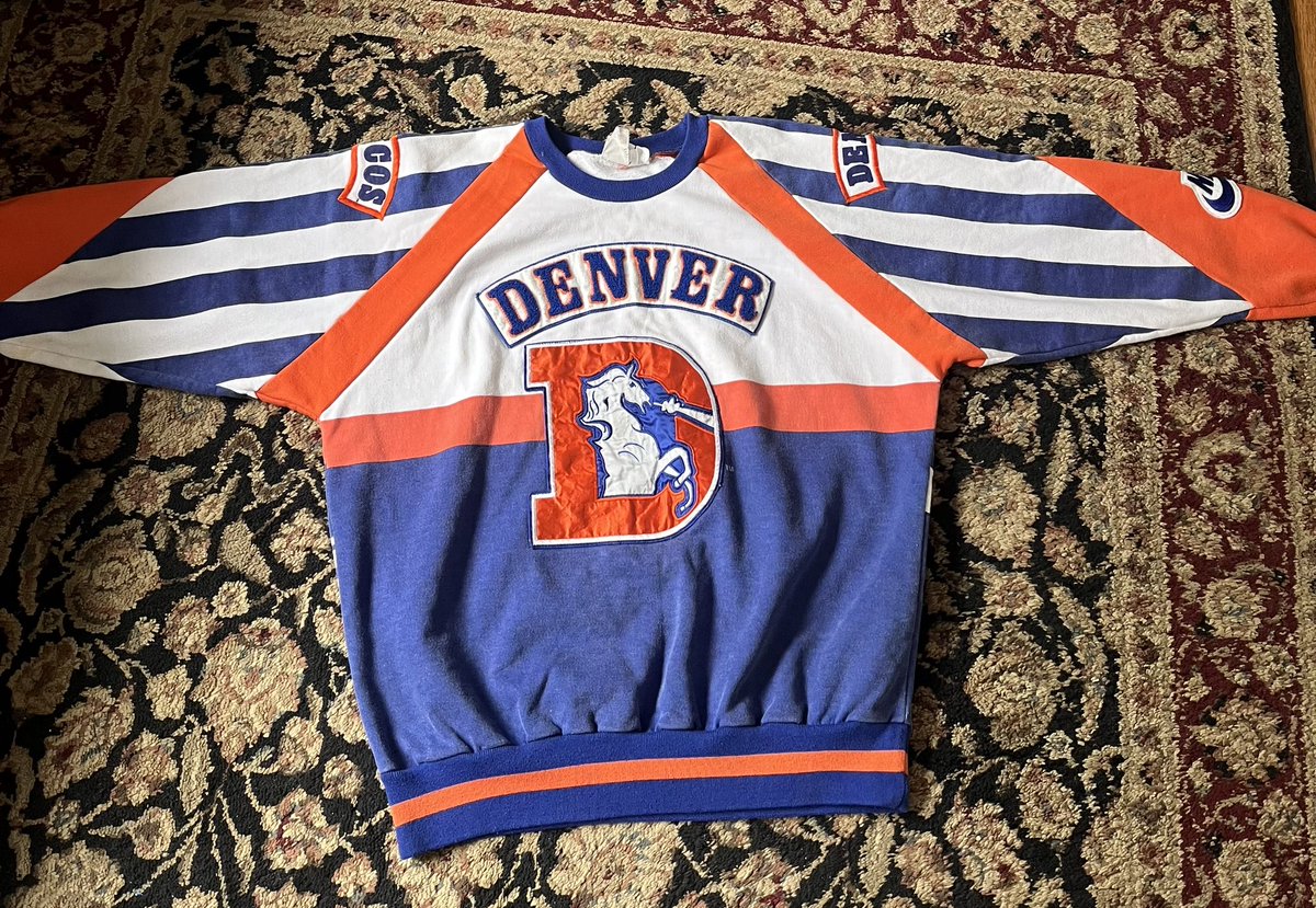 Dad’s old sweater from the 80’s @DNVR_Sports