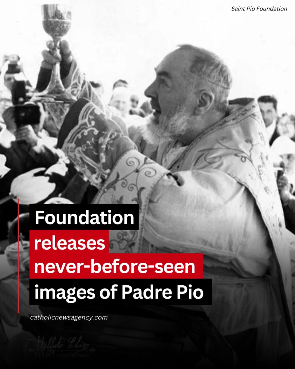 To mark its 10th anniversary, the Saint Pio Foundation in the United States is releasing 10 never-before-seen photographs of St. Pio of Pietrelcina, better known as Padre Pio, on April 29. The candid images show the Italian priest celebrating Mass and deep in prayer but also in…