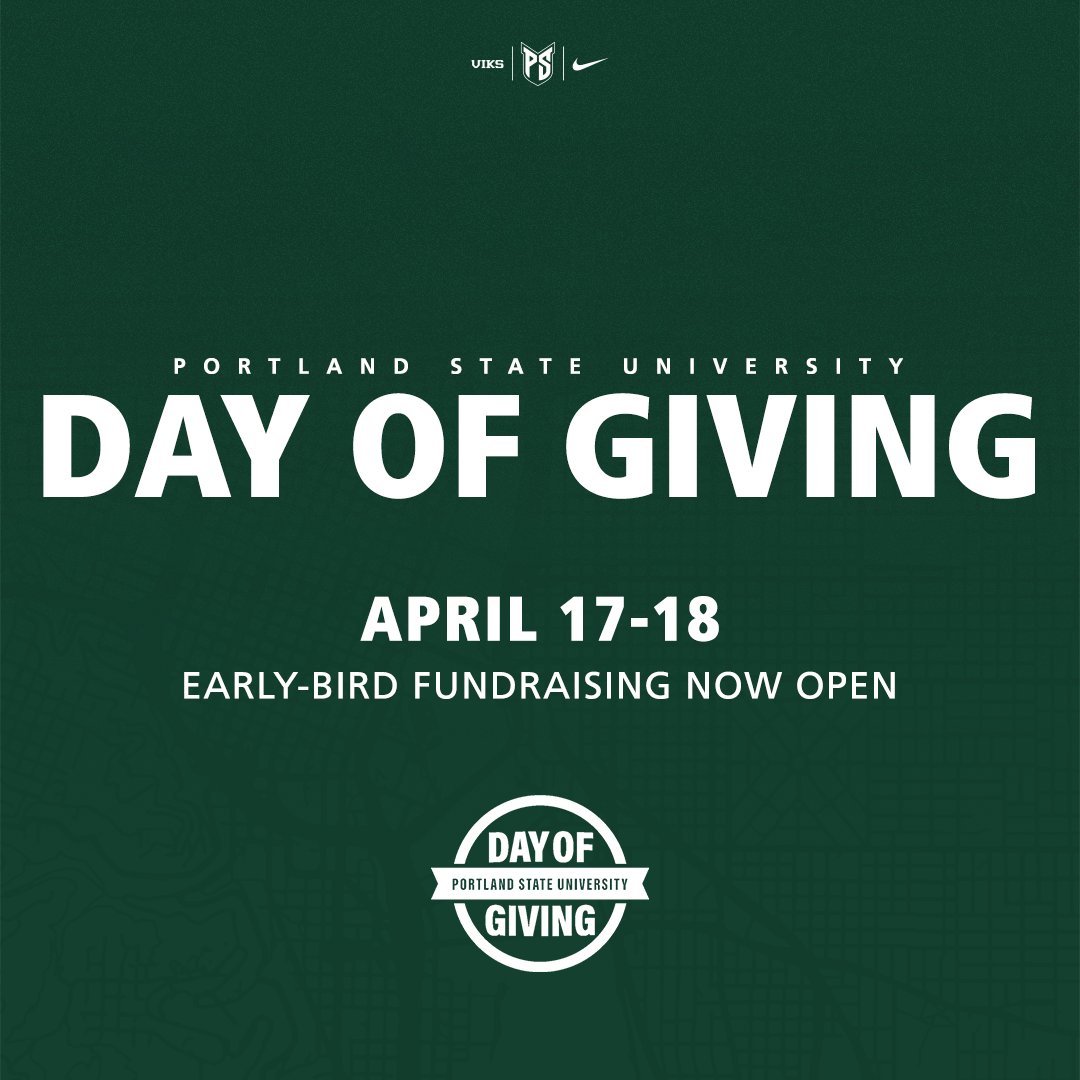 Support Viking Athletics on the PSU Day of Giving! #GoViks