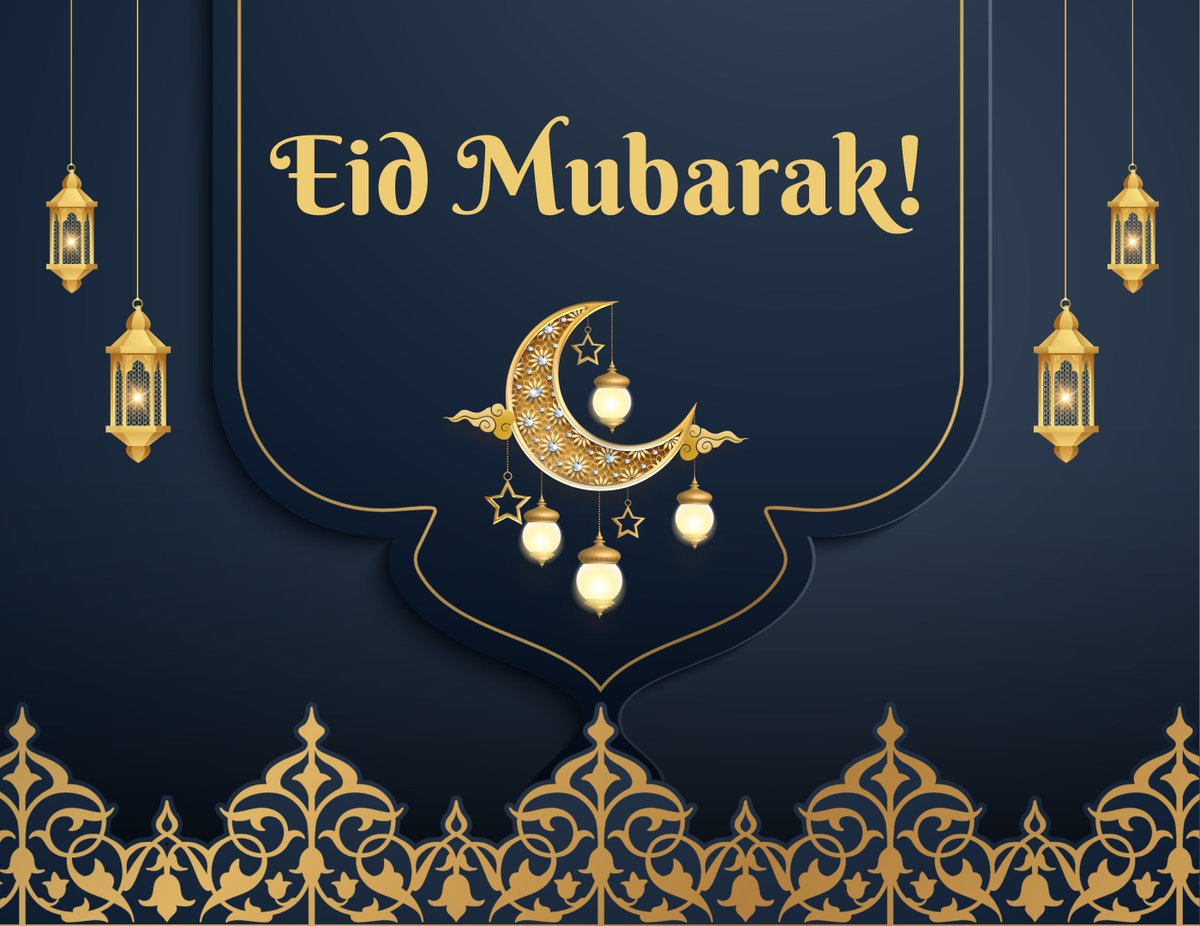 Eid Mubarak to everyone celebrating Eid al-Fitr!
