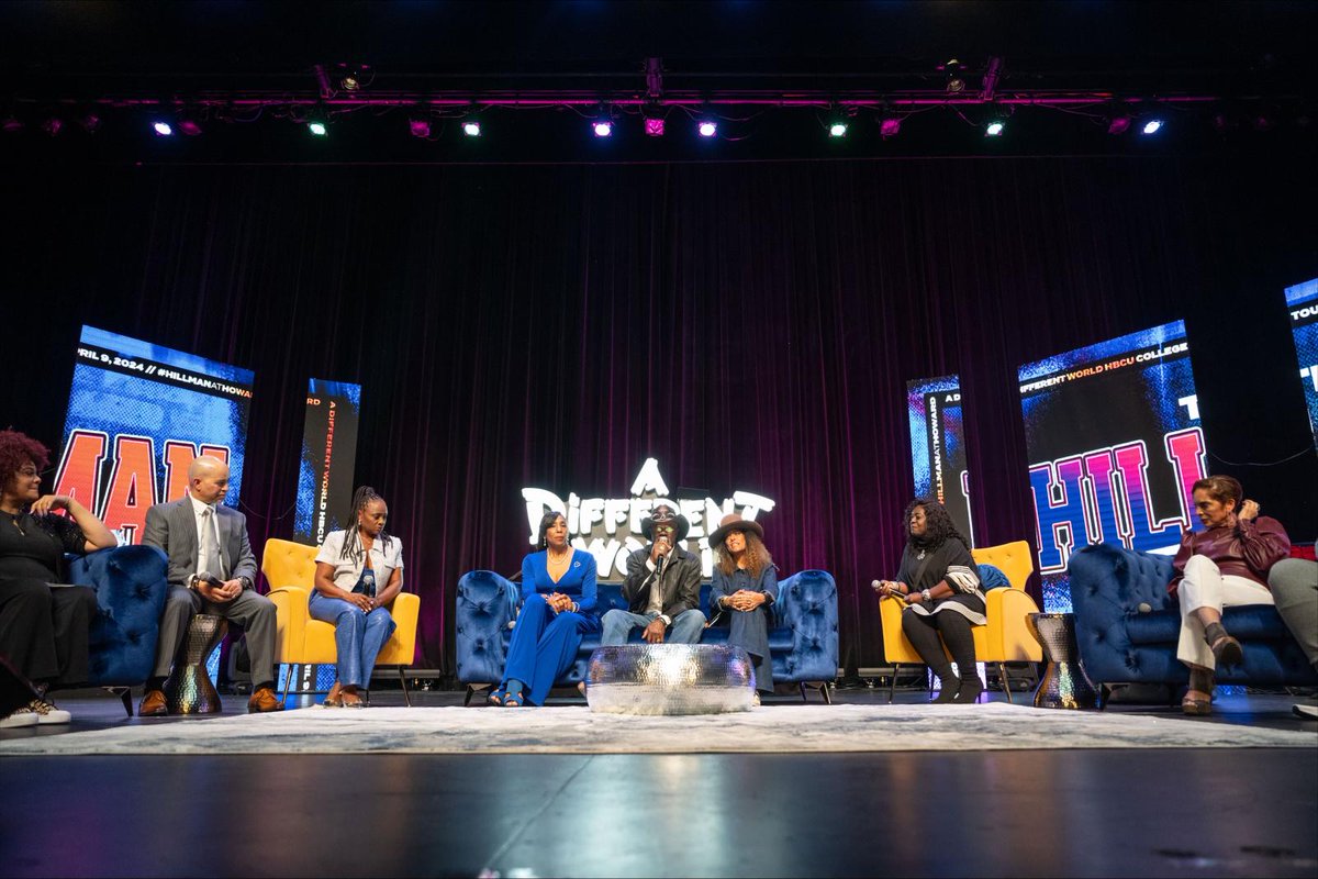 We celebrated the iconic TV show 'A Different World' @HowardU and the incredible impact of the fictitious Hillman College experience on HBCU culture that continues to inspire a new generation of students. Read all about it bit.ly/4d5HKzd