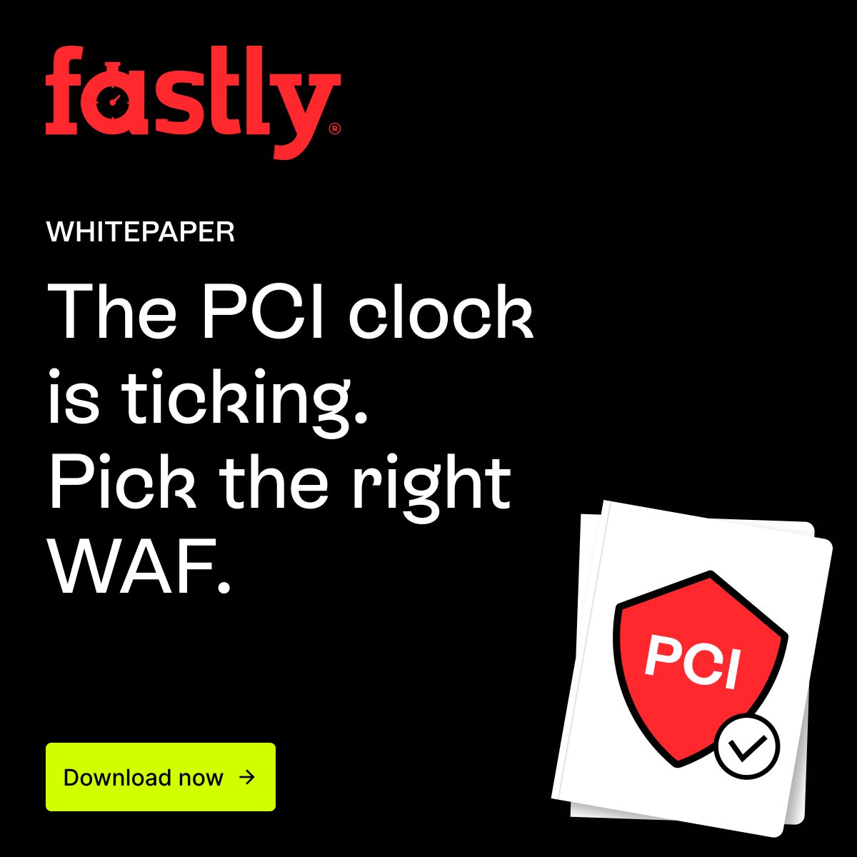 Time's running out! ⏰ Is your organization ready for PCI Data Security Standard 4.0? Our latest whitepaper is helping you stay ahead of compliance: fastly.us/4cV5mGC