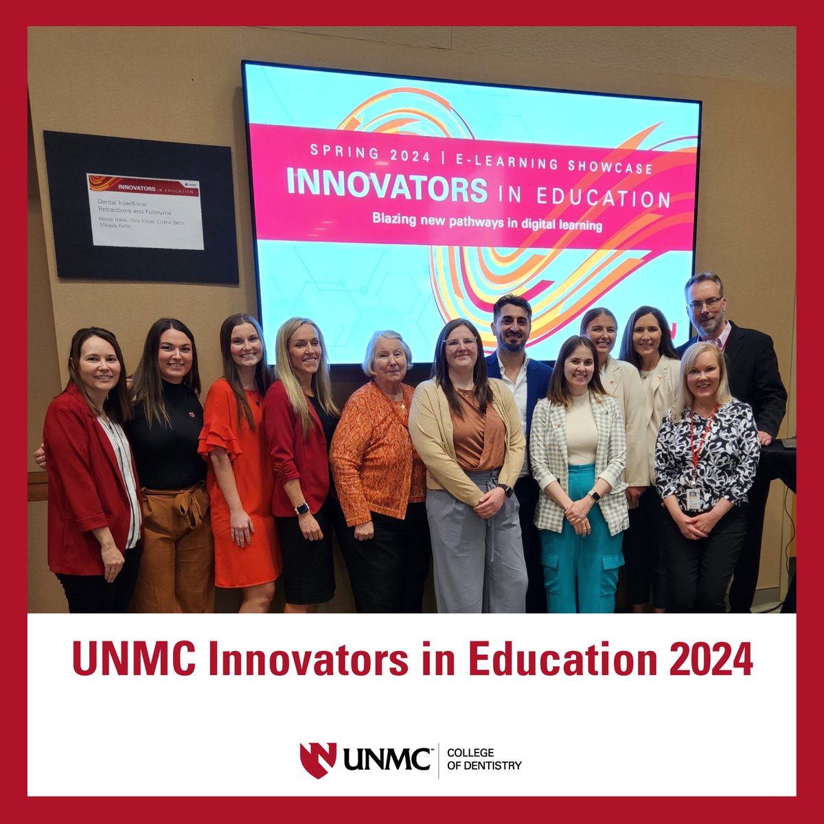 Our students, faculty and staff had a great time attending the UNMC Innovators in Education E-Learning Showcase on April 9 in the Truhlsen Campus Events Center. The showcase highlighted two College of Dentistry E-Learning projects. #iamunmc