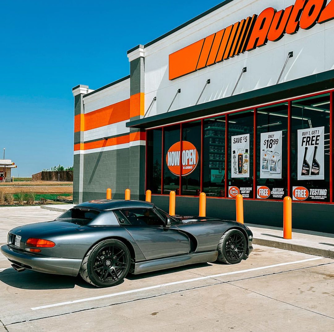 Iconic ride 🤝 Iconic store #GetInTheZone 📸: @ viperlife_gen2 on IG