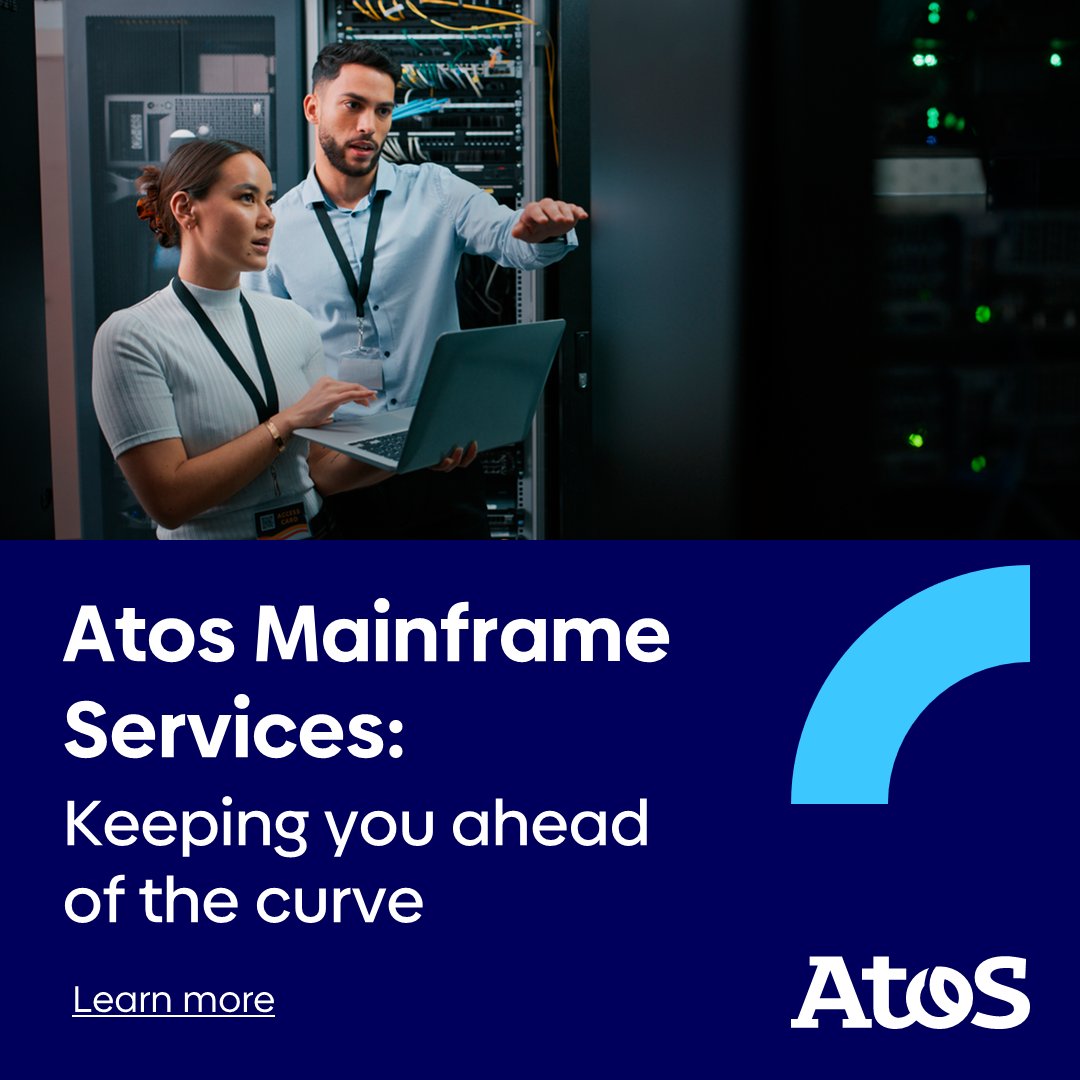 Elevate your Mainframe Evolution 🚀 50+ years of legacy, now powering digital transformation. 💫Atos redefines robust computing. ✔️Choose reliability, agility, and security with us. spr.ly/6013ZLdBH