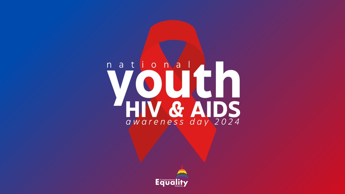 Almost half of young people living with HIV don’t know they have HIV. As a vice chair of the @EqualityCaucus, I’m committed to fighting for better health education and to ensure young people have access to HIV testing and treatment. #NYHAAD