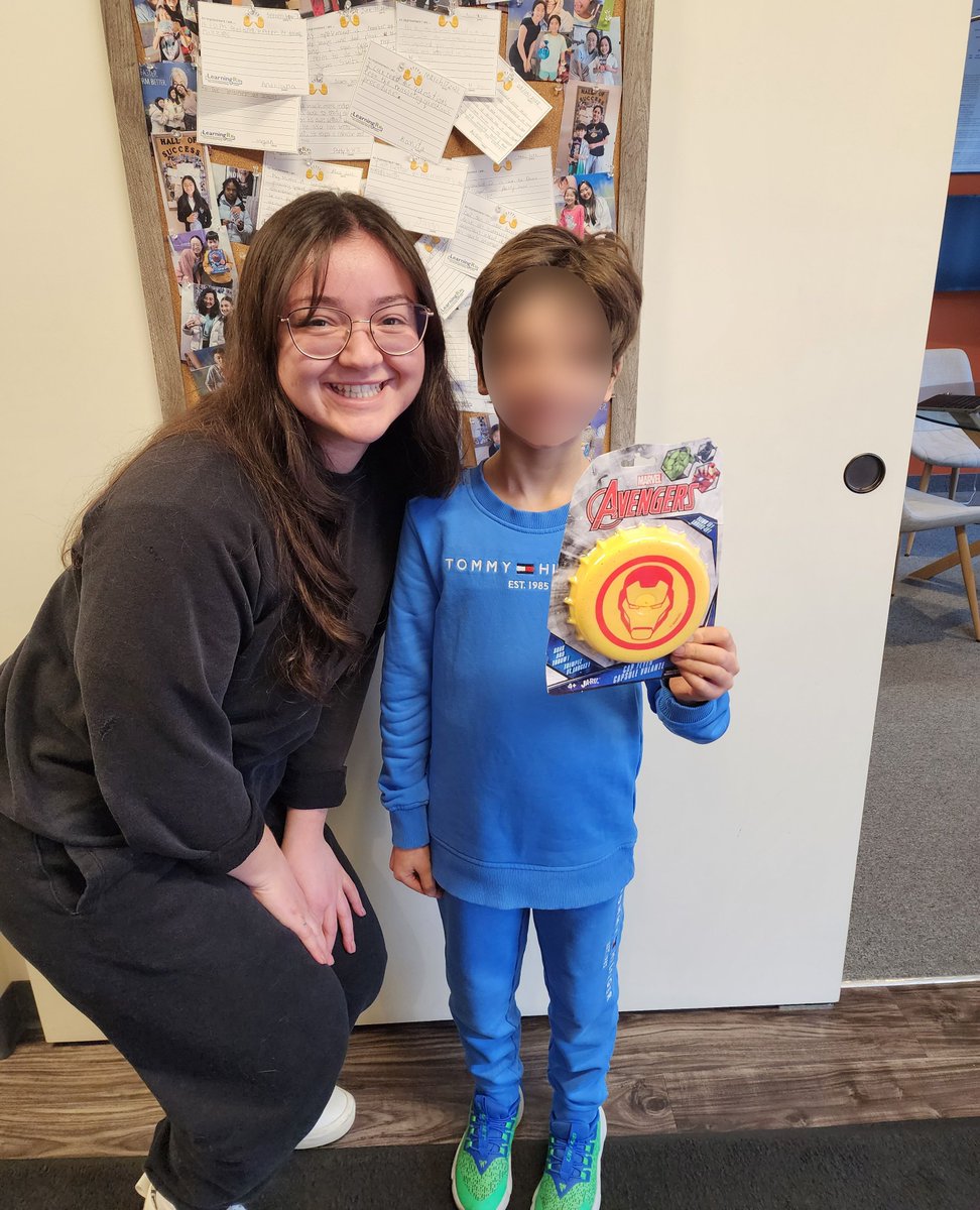 Way to go, G, for working hard in training with his trainer, Emily! He has earned enough points to redeem this cool Avengers toy from the prize cabinet. Great work! 👏☺️

#improvement #motivation #success  #learningrx #onted #oct #tdsb #markham #richmondhill #vaughan #newmarket