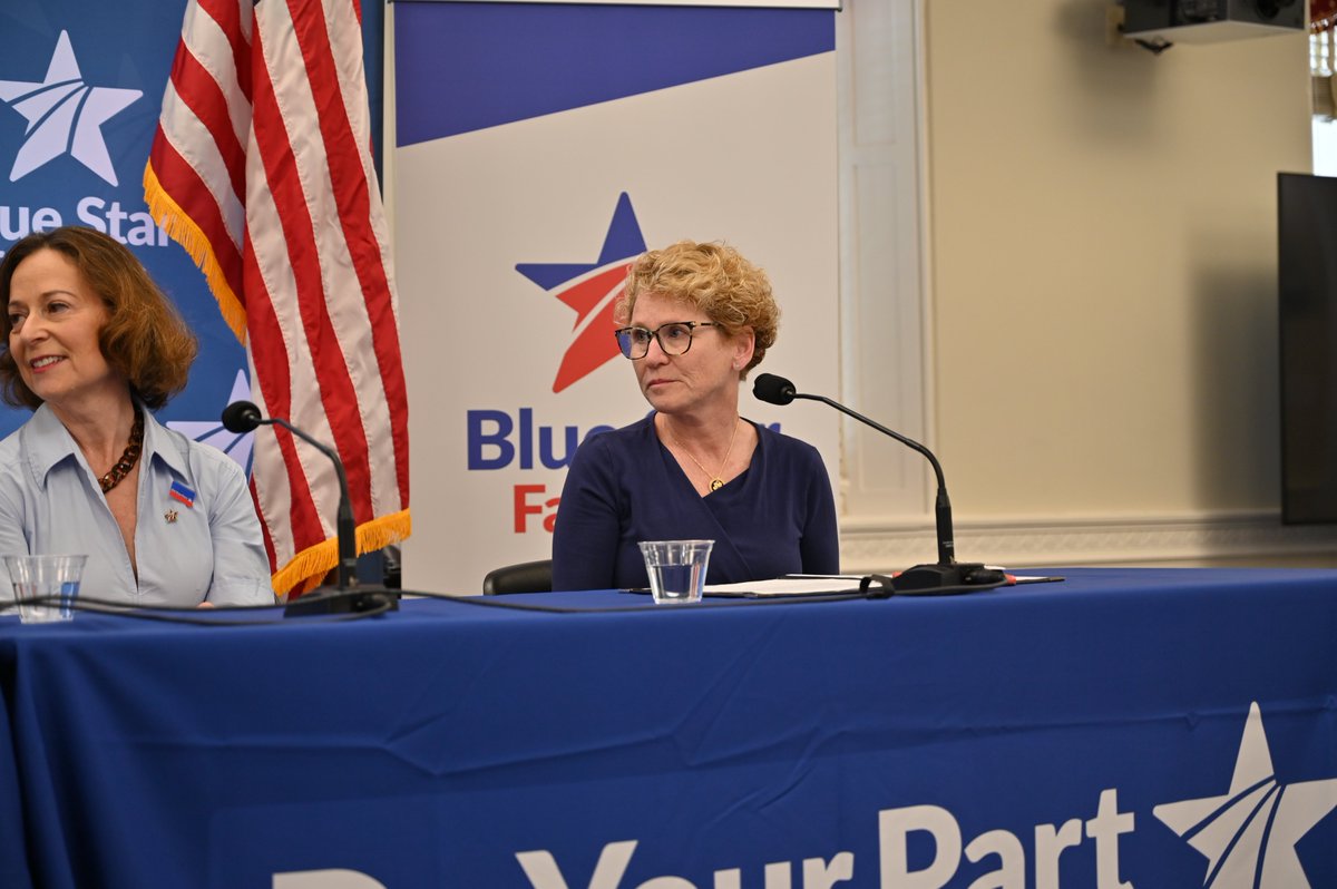 I joined @BlueStarFamily, a nonprofit that addresses military life challenges, for a panel discussion on improving military members' access to child care. At the panel, moderated by @Alivitali, I shared upcoming legislation that will improve child care for our service members.