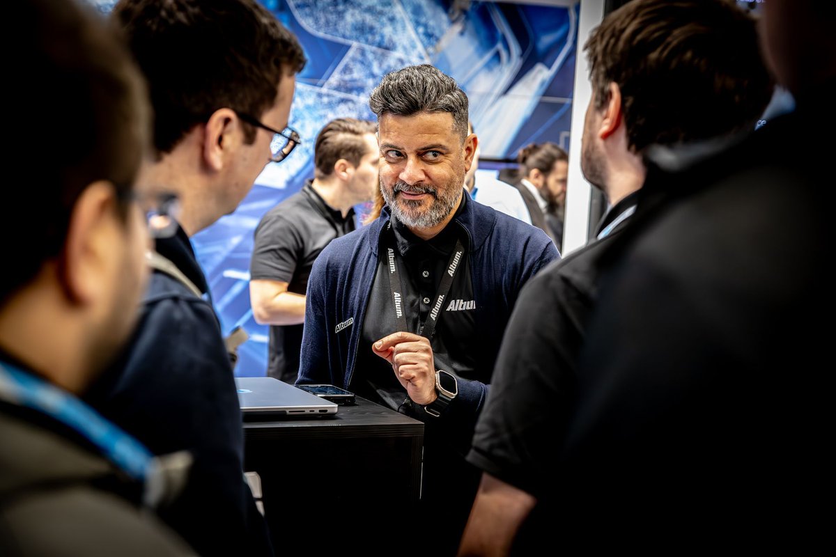 Another successful day has wrapped up at Embedded World 2024, and we are happy to see the momentum and excitement from Day 1 carried through to Day 2! Day 3 is on the horizon and packed with exciting things, we look forward to seeing you at Booth 4-305. #altium #embeddedworld