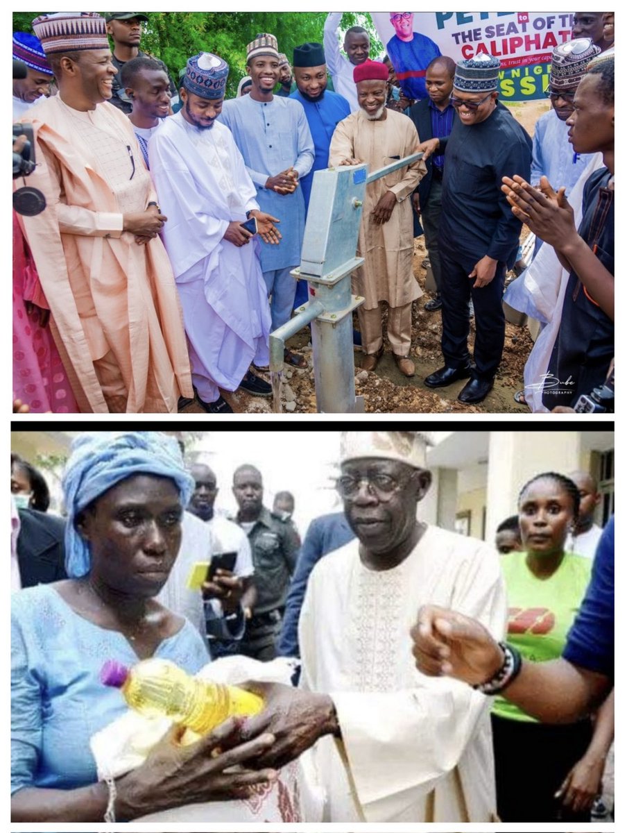 Royal_Spotlight's tweet image. Which do you prefer?
A. Borehole
B. A bottle of Groundnut oil