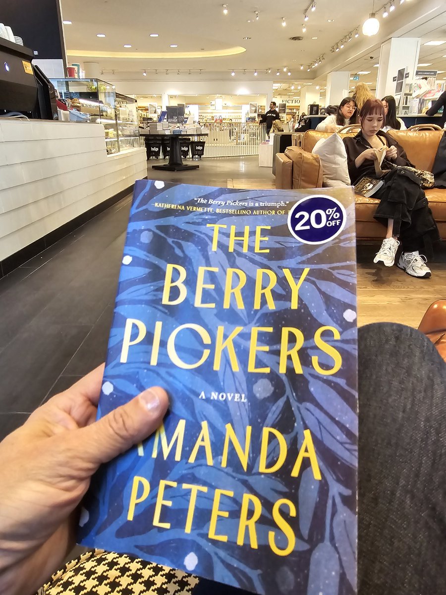 This beauty jumped out at me while entering the Indigo at the Eaton Centre. It's a great sign. I've been waiting to see it in a book store outside of NS. I can't wait to read it, Amanda.