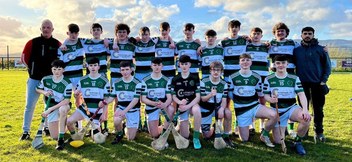 Our U18 hurlers played their first game of the league last night against Swatragh. GRMA to Carrowreagh Ltd Electrical and Mechanical Manpower for sponsoring their new kit for 2024 🟢⚪️⚫️