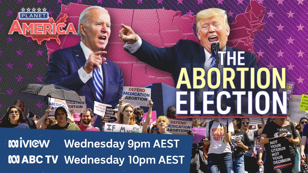 Planet America is back! Lots to catch up on after a couple of weeks off - Trump's abortion backdown, RFK's controversial VP announcement and we answer the question 'what happens to the Presidential campaign if Biden or Trump die?' Now on ABC iView and @ABCTV