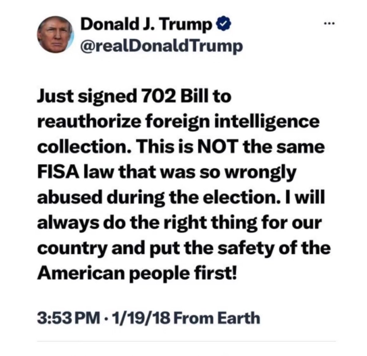 Trump confused FISA Section 702 with FISA Title 1 when he directed House Republicans to tank reauthorization today. Trump knew the difference when he reauthorized FISA Section 702 back in 2018. Confusion and misinformation about this national security tool is rampant. Learn…