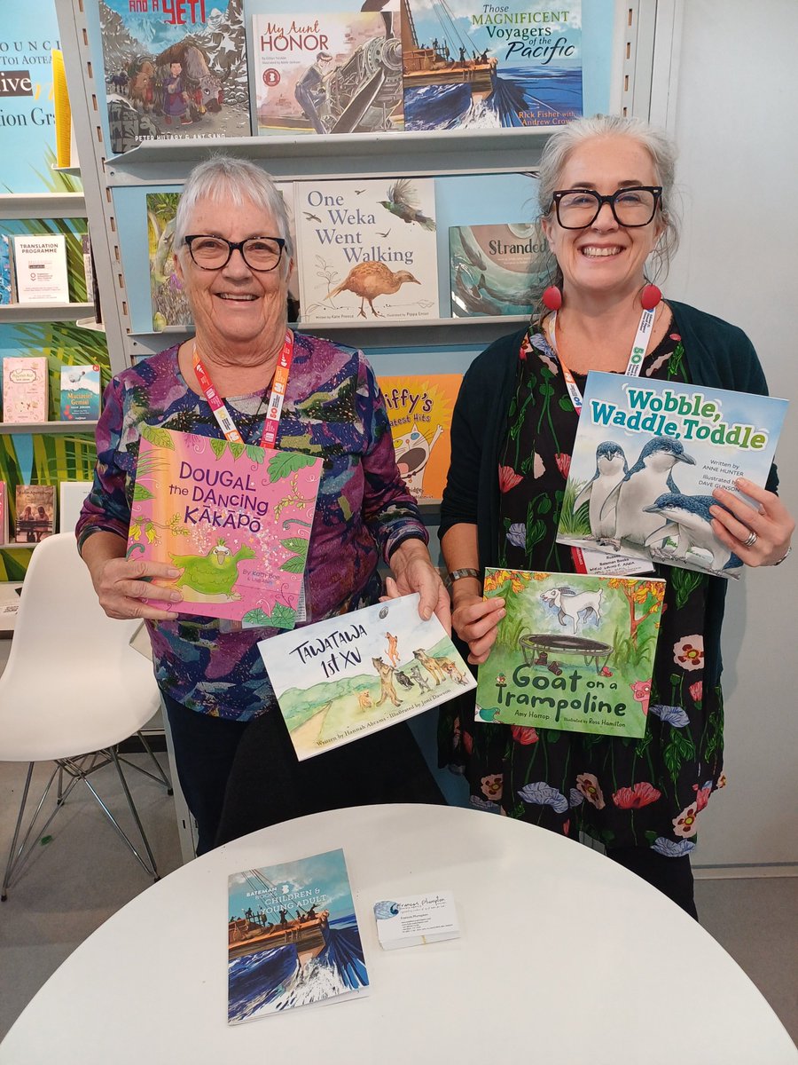 Frances Plumpton Literary Agency represents a number of NZ children's authors and @BatemanBooks children's list.📖Frances has been coming to @BoChildrensBook since 1987 and has been impressing everyone with her endless enthusiasm and commitment to children's publishing.