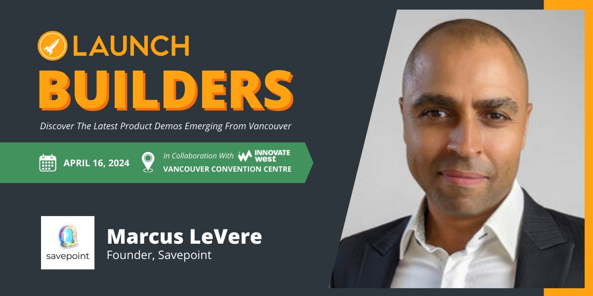Introducing Marcus LeVere, VFX leader and founder of #Savepoint, who's joining us as a presenter for #LaunchBuilders at @IWConfExpo on April 16! Marcus is reshaping the entertainment industry with deepfake technology. Tickets: innovatewest.tech. Use code LA25 for 25% off!