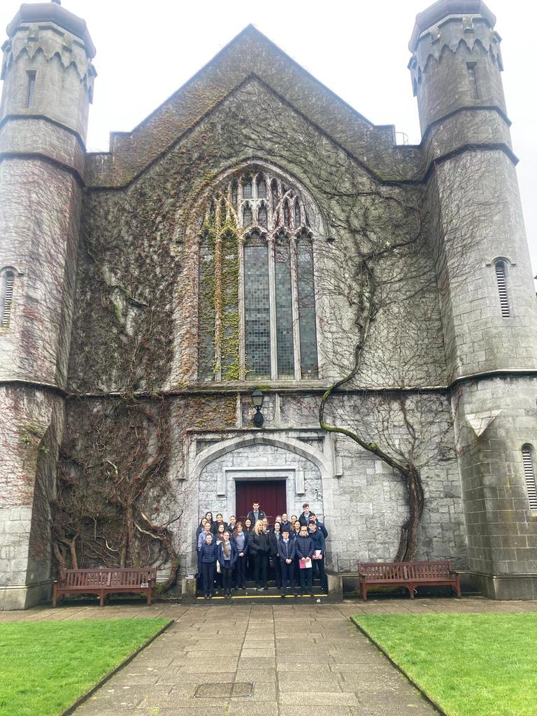 5th year Business students visit University of Galway Commerce/Arts/Computer science Taster day. April 2024