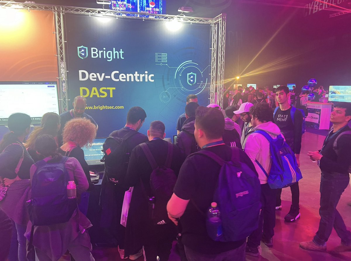 🎉 Day 3 at #CybertechTLV was a blast! 💪Massive shoutout to everyone who swung by our booth to discover how Bright's solution can supercharge your security posture. Your enthusiasm fuels our passion!