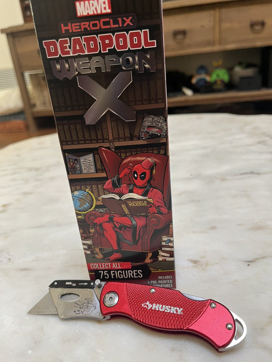 Hey #HeroClix fans! SURPRISE!!! Two, Count ‘em, TWO unboxing videos are coming your way today! First video drops at 2:15pm Pacific / 5:15 Eastern & the second will be hitting your chimichanga hours at 5:15pm PST / 8:15 EST. Buckle up, buttercups. Deadpool/Weapon X incoming!