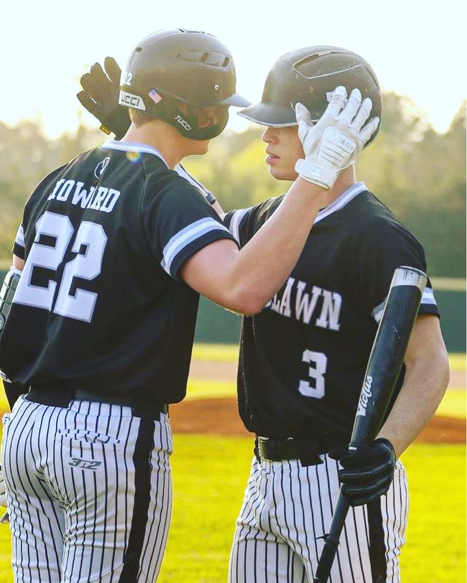 Nothing like high school ball during your senior year. @WoodlawnBaseba1 with the custom v-neck jersey and pinstripe pants