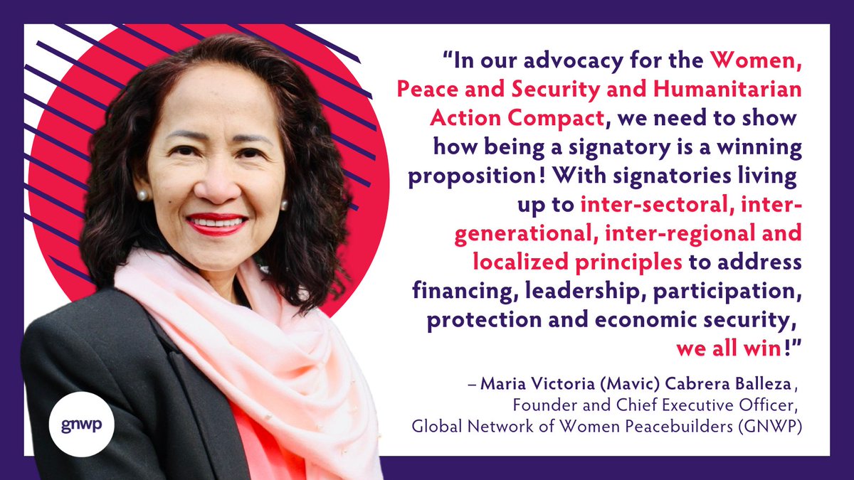 GNWP🟣 CEO @MavicCBalleza, representing GNWP as @WPSHACompact Board Co-Chair, spoke📣 about strategic advocacy🎯 based on the Compact's principles of transformation🔀!