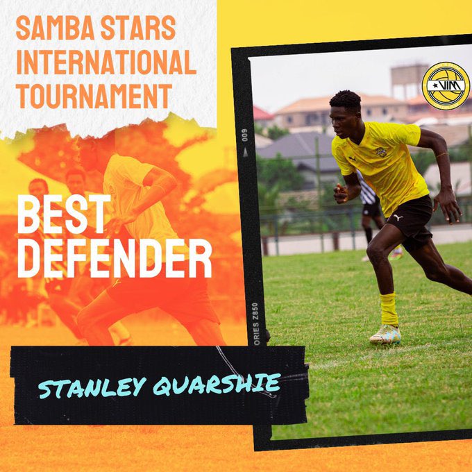 It had to be him! Stanley Quarahie is proving to be one for the future! A great defender, calm on the ball, with excellent passing abilities. Expect more outstanding performances from this promising talent. VIM Sporting Club continues to produce fantastic Center Backs!