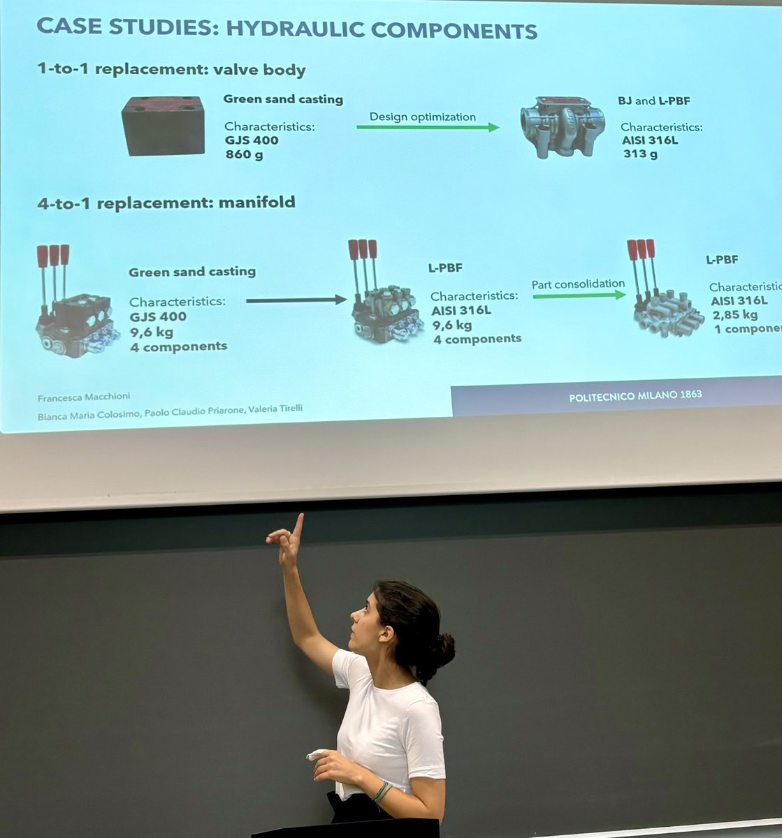 Great milestone🎓with the thesis "Advancing #Sustainability via #AdditiveManufacturing: Life Cycle Assessment in hydraulic components production" performed on AIDRO products and comparing metal #3dprinting (laser and #binderjetting technology by <a href="/DesktopMetal/">Desktop Metal</a>) to conventional