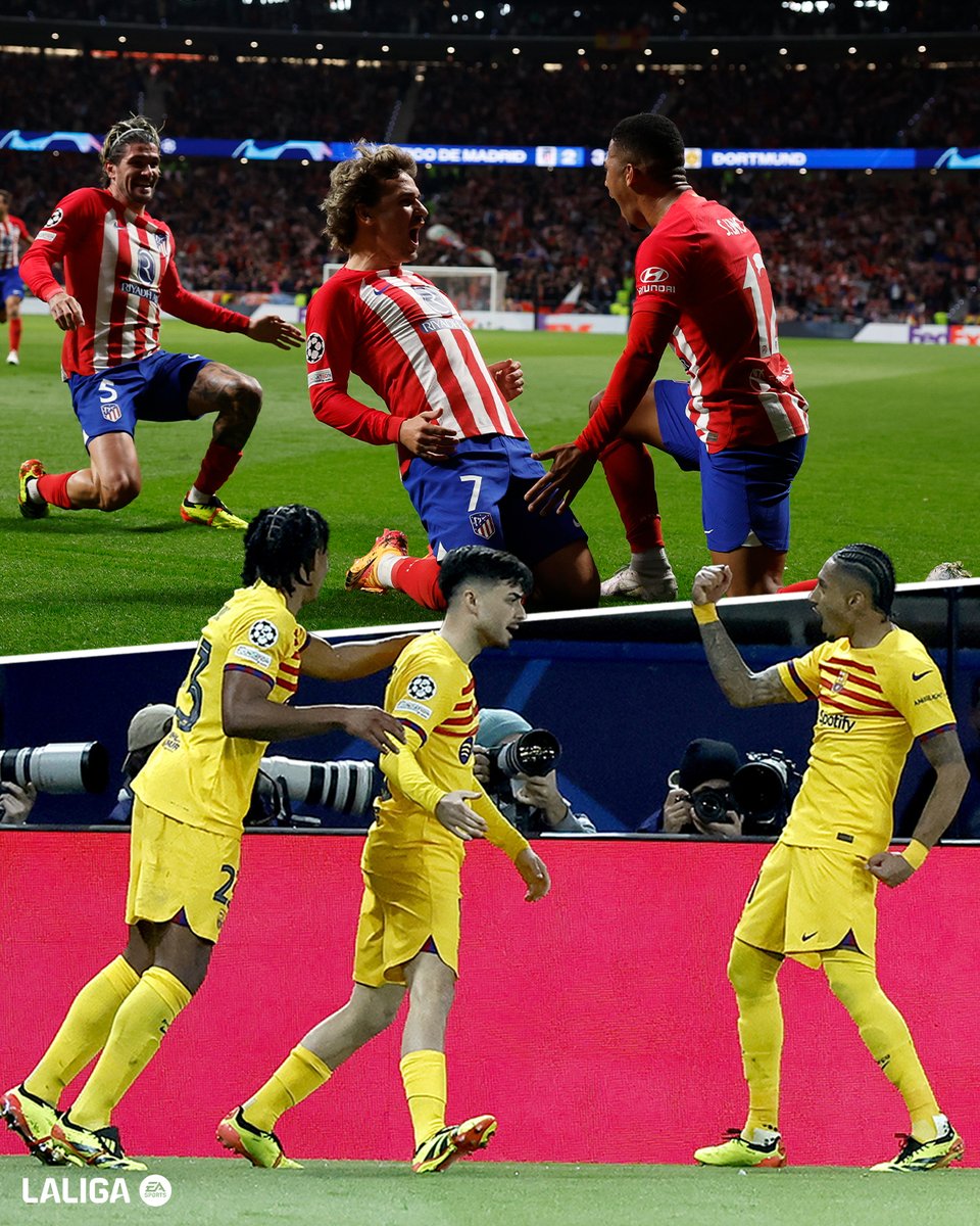 ✅ @atletienglish ✅ @FCBarcelona The LALIGA teams both get the W's tonight 🇪🇸