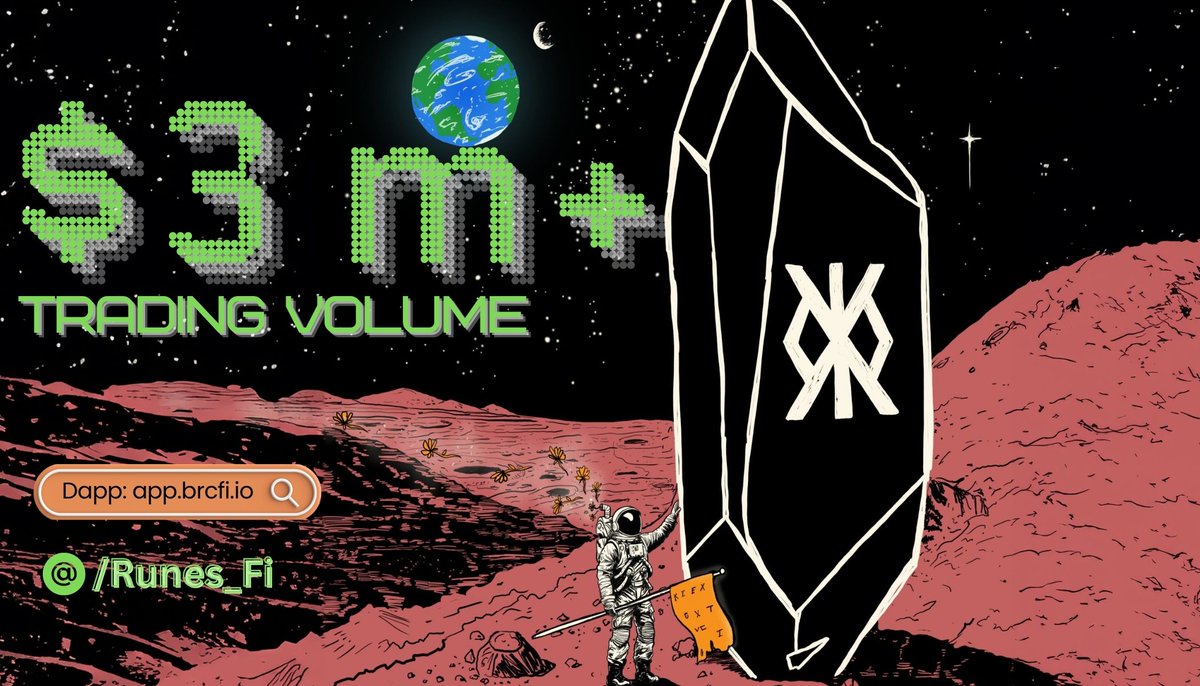 SATients's tweet image. 🎉We've just hit the milestone of $3+ Million in trading vol on testnet(app.brcfi.io)

Thank u for the incredible response❤️

🙌 Hv u minted BitStone yet? (Mirror collection 'll be on #Runes)

Details: 

#Runestone #RunePunks #Runestone #RunesFi