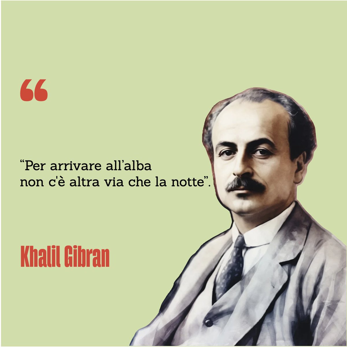 🗓️#AccaddeOggi 
📖Il #10aprile 1931 morì Khalil Gibran, poeta, scrittore, artista e filosofo libanese.