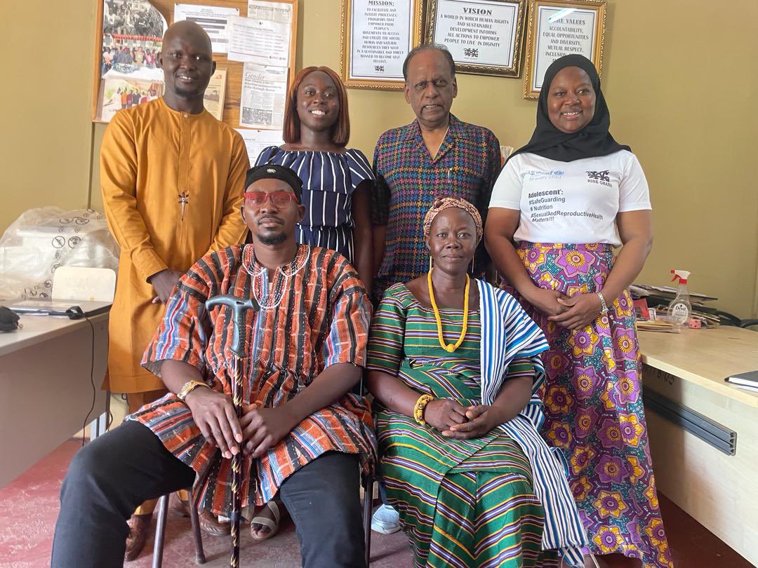 Hosted @UNICEFGhana Adolescent Dev’t & Youth Participation Officer, & International Expert and Advisor-Child Participation- Prof. Victor Karunan on developing Adolescent Development and Participation (ADAP) Strategy. Traditional Leaders engaged too.