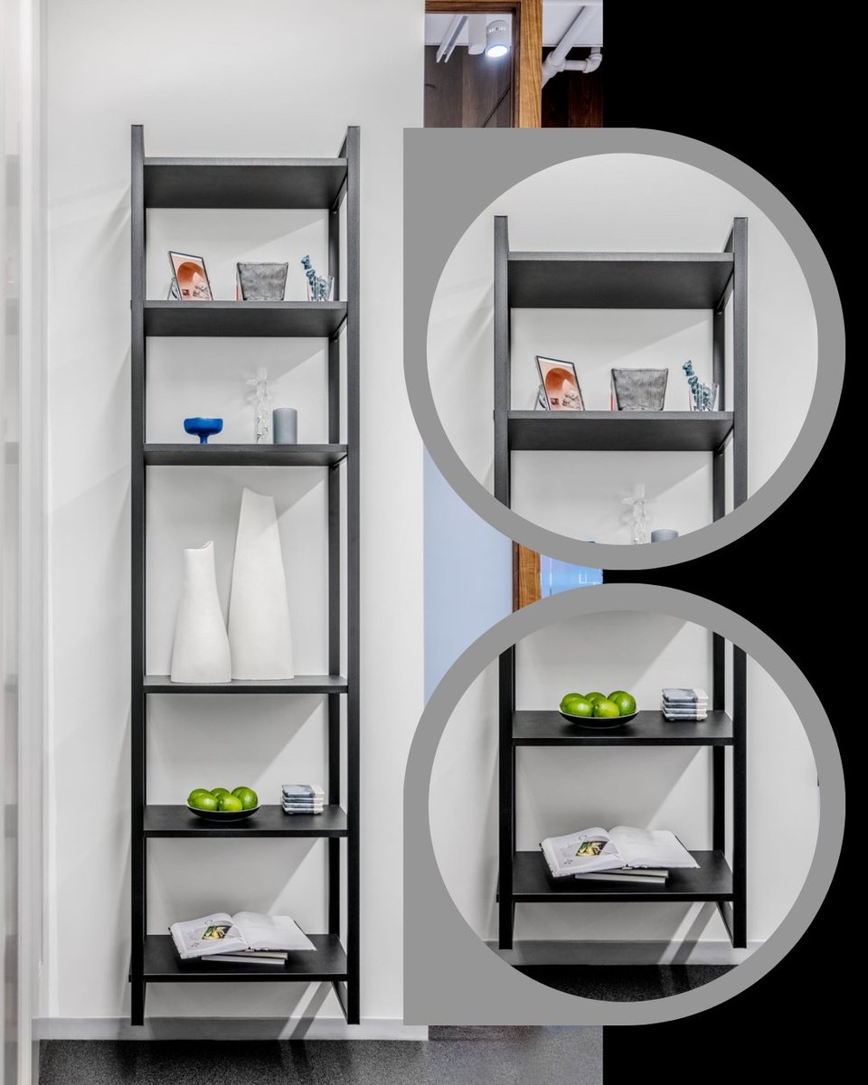 In the open. In style. YouK makes open storage easy, personal and incredibly stylish. See this open shelving system on display at our New York City Showroom! Schedule a visit here >> bit.ly/Hafele_NYC