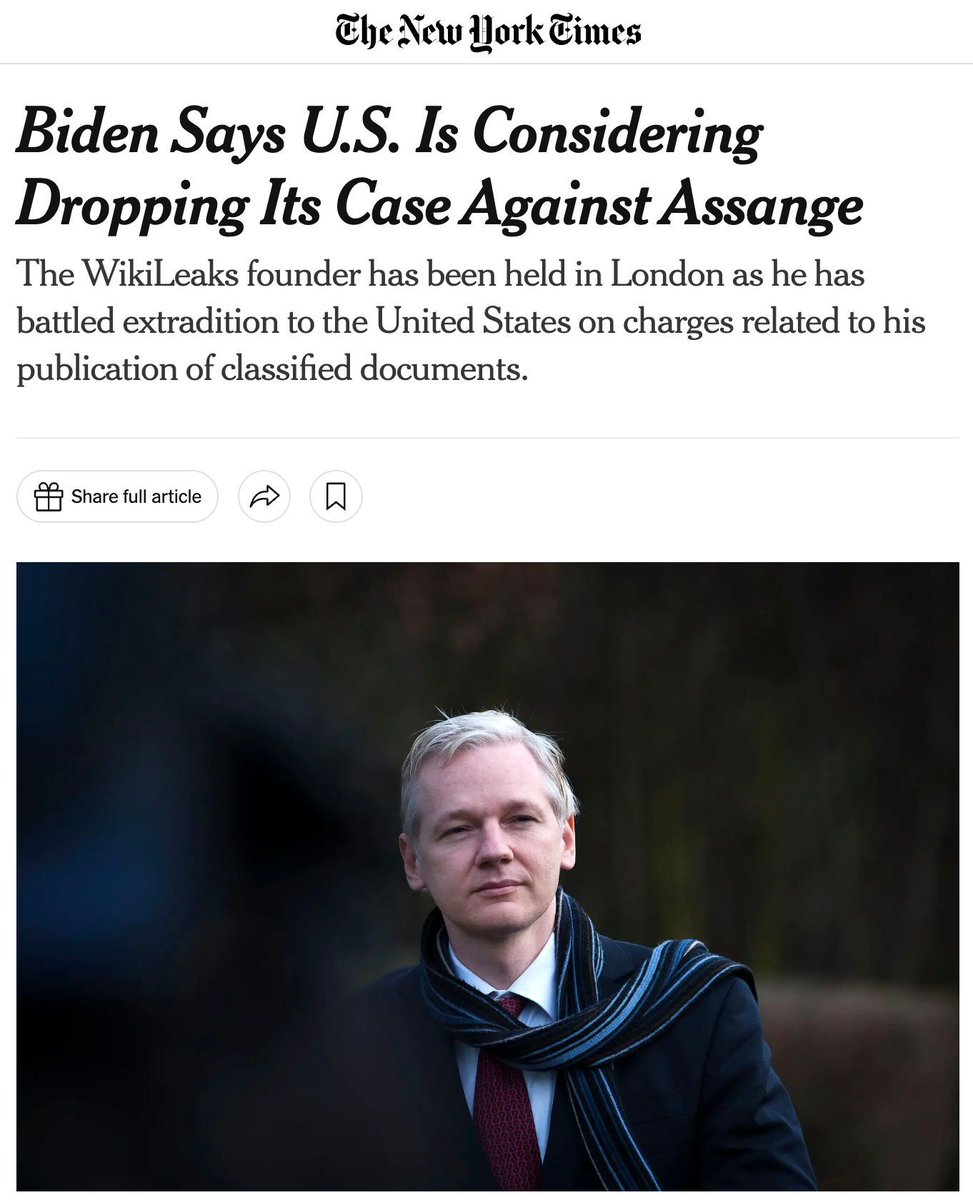 If Biden extradites Assange, his legacy will be sealed as the President who backed some the most obscene war crimes of our time and promised to punish anyone who tells the truth about it.