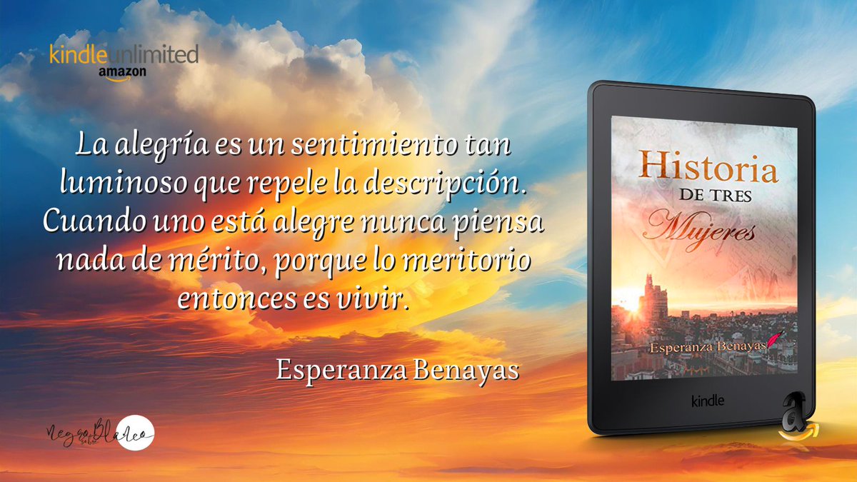 HISTORIA DE TRES MUJERES de @Esperanzabenaya amzn.to/43w0H8F Enamórate con ellas, ríe con ellas, sufre con ellas. #queleer #LibrosRecomendados #Amazon #KindleUnlimited #lectores #LeerTransforma