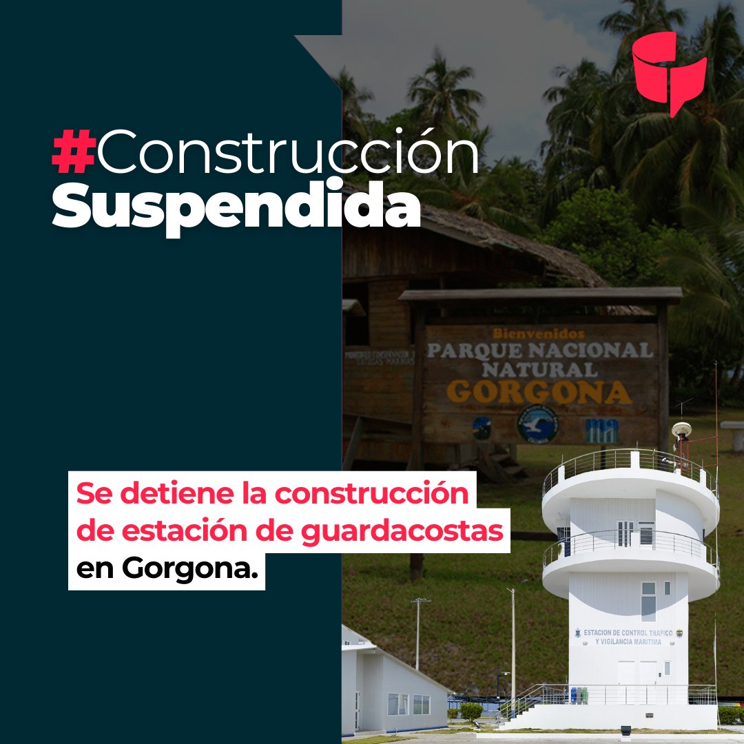 #ConstrucciónSuspendida | El Tribunal Superior de Bogotá ordenó al Gobierno Petro suspender la construcción de la estación de guardacostas de la Armada Nacional en el Parque Nacional Natural de Gorgona. Esto hasta tanto no haga la consulta previa con el Consejo Comunitario de