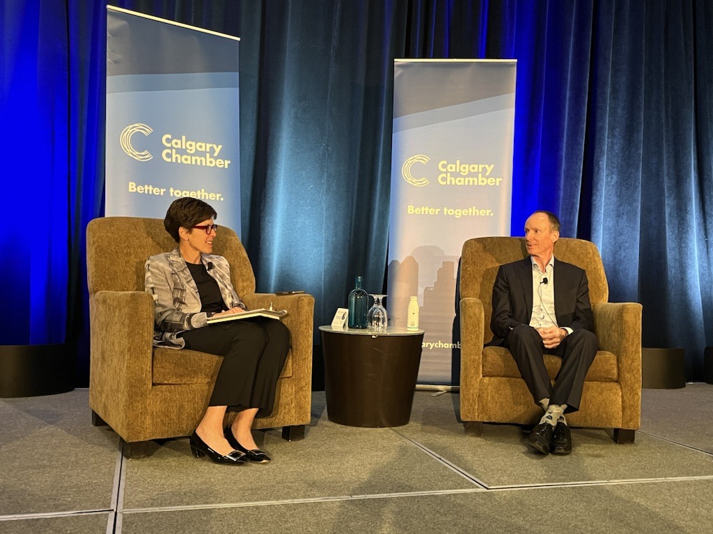 Thank you @SunLifeCA CEO @goulet_jacques for your leadership in overcoming the barriers of the 24-month suicide exclusion clause in life insurance policies. And thank you for inviting us to sit at the head table at today’s lunch co-hosted by @CalgaryChamber!
