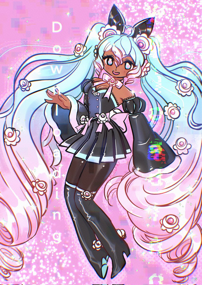 My entry for the @lovesongcollab, Prism Miku strikes again! 🥰🎉✨️