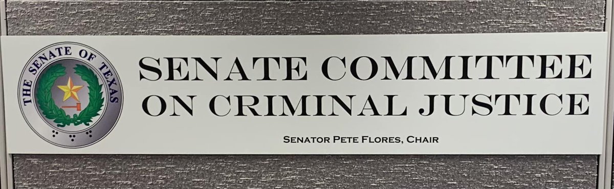The Committee is fully staffed and the office is operational in the Reagan Building. Mr. Mike Ward is the Criminal Justice Committee Director. The office number is (512) 463-0345. #txlege