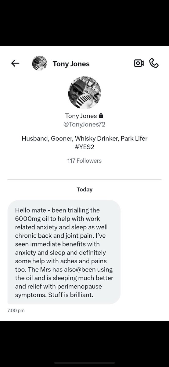 People just absolutely love the 6000mg, Tony below ⬇️ didn’t mind me sharing him and his mrs experience 🙏🏻 it’s just a proper game changer and on sale tonight 🔥 supremecbd.uk/collections/cb…