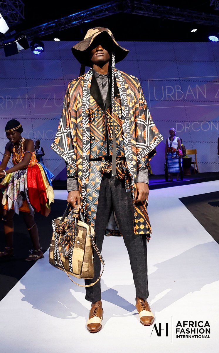 #UrbanZulu featured in our #AFUFashionShow in Abidjan was all about culture meeting fashion. The brand's founder, #PapyKaluw, was inspired by traditional #Bògòlanfini prints, infusing the print into a sporty-luxe themed unique look. See More: tinyurl.com/yc4dhhy8