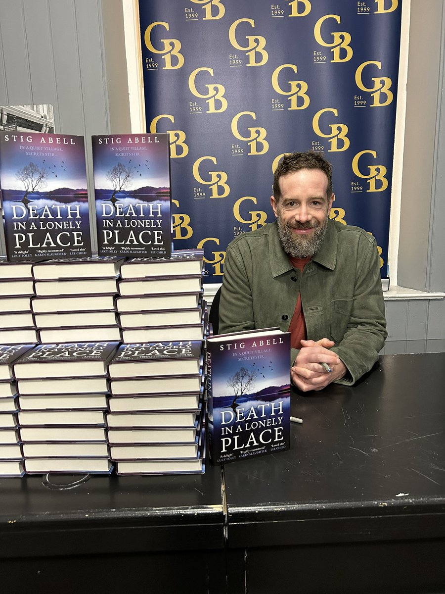 Book launch day. #deathinalonelyplace out tomorrow. Lovely to have my family (bar the little one) and colleagues for my first birthday party in 34 years. amazon.co.uk/Death-Lonely-P…