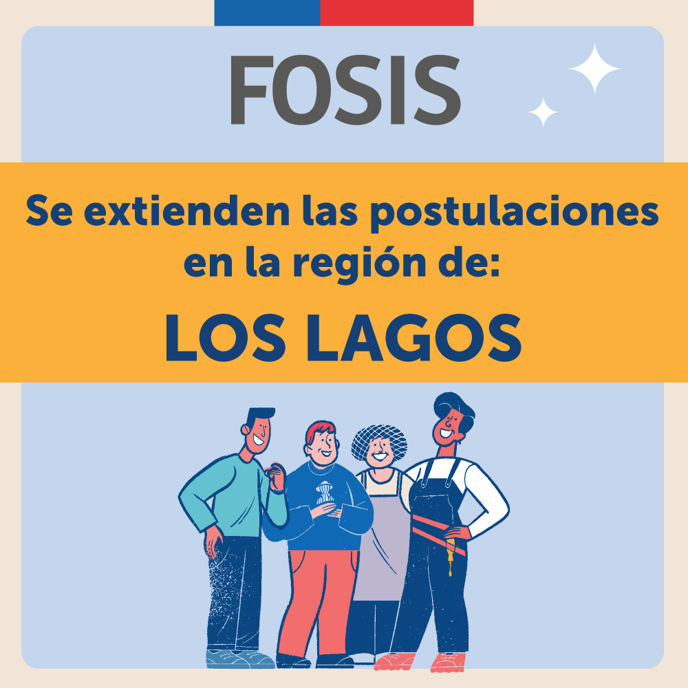 📢  ATENCIÓN ‼️ Extendimos las postulaciones a los programas #EmprendamosFOSIS2024 en la #regiondeloslagos hasta el viernes 12 de abril.

✅ El sistema de postulación estará abierto hasta las 6 PM de este viernes!