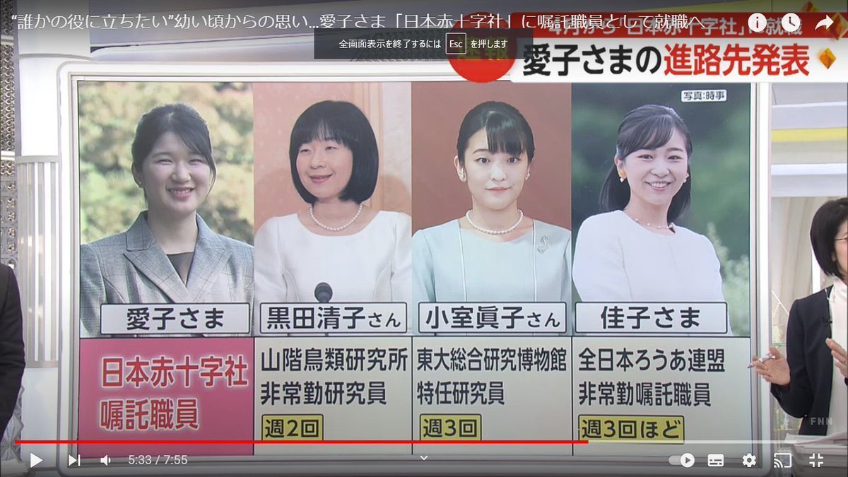 宮内庁びっくりの意訳

佳子さんのように週３といっといて3年に2回くらいしか行かないのを就職だと思ってました。

毎日行っててびっくりしました。