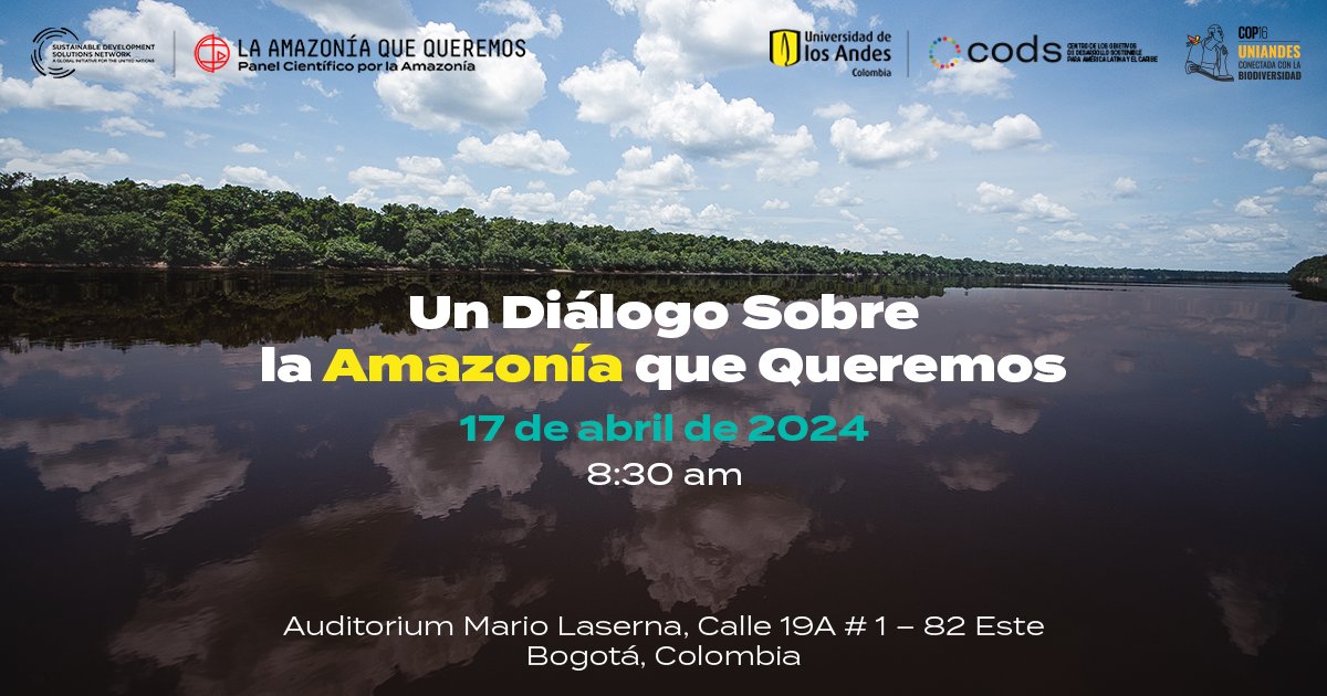 🌱 No te pierdas 'Un Diálogo Sobre la Amazonía que Queremos' el 17 de abril. Discutiremos sobre sociobioeconomía y la cero deforestación en la Amazonía. ¡Únete! Inscríbete aquí: bit.ly/4almF1O O míralo en vivo: youtube.com/watch?v=V1Vij2… #LaAmazoníaQueQueremos