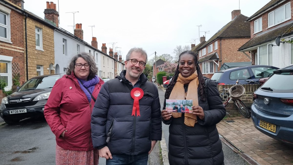 Three weeks tomorrow, the residents of Thames Ward will have the chance to re-elect me as their councillor. Thank you to all those who spoke to us in Lower Caversham this evening, it was lovely to see you again. #labourdoorstep