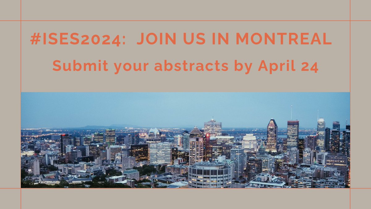 Attention researchers! Share your latest findings and innovations with the global community at #ISES2024. Abstract submissions are open until April 24. Don't wait until the last minute – submit today! #CallforAbstract #ExposureScience loom.ly/sZZ-Ok4